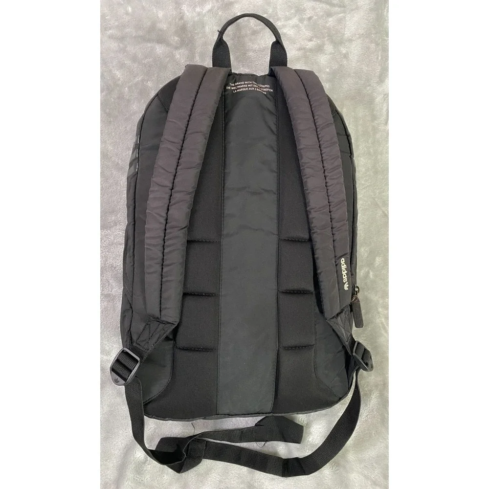 Adidas National Plus Backpack‎ Adult 25L Black 201433-L Trefoil School Work